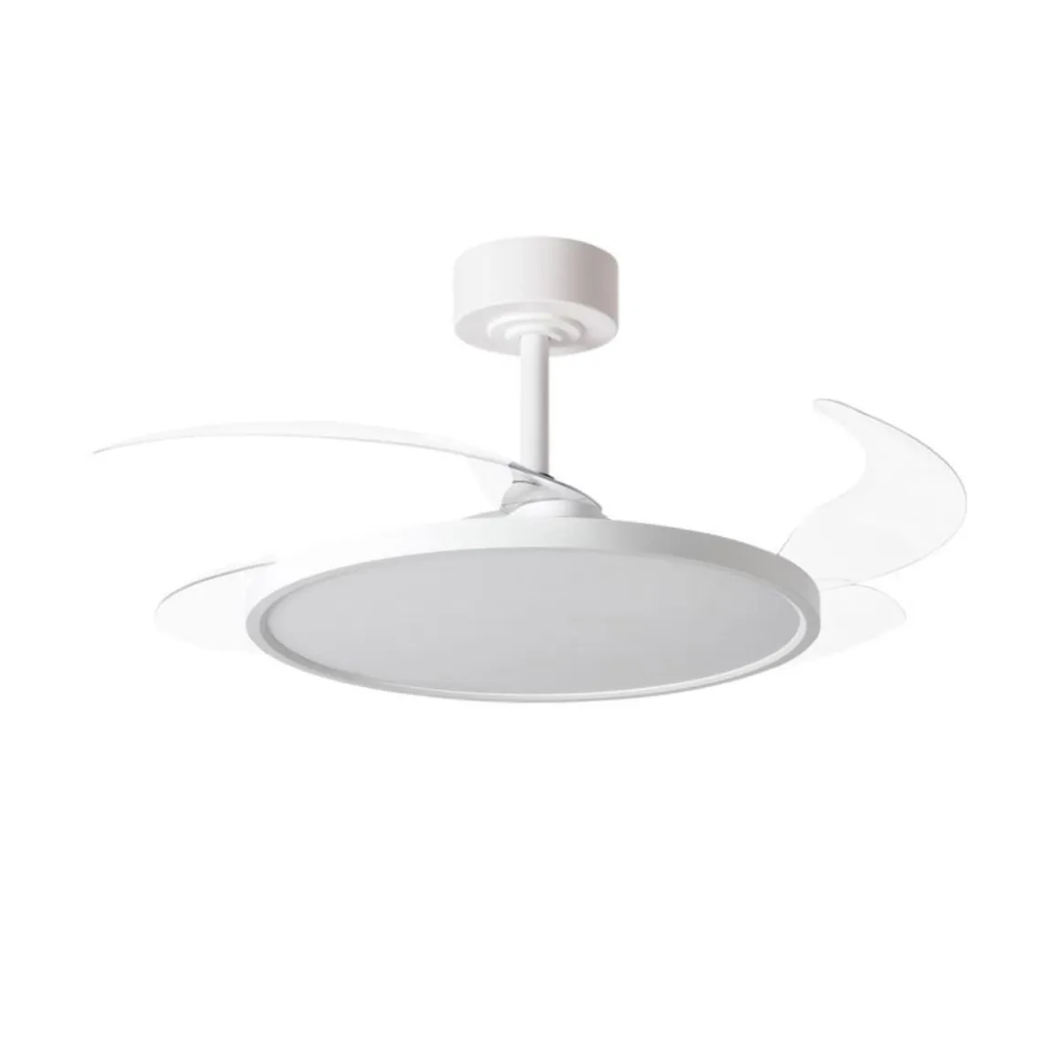 Ventilador de techo Slim Bel Air 72W 4 aspas retráctiles mando a distancia blanco Ø108 cm