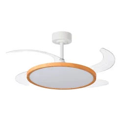 Ventilador de techo Slim Bel Air DC 32W 4 aspas retráctiles Ø106x35 cm
