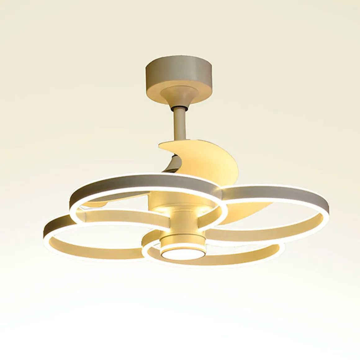 Ventilador de techo Trébol Bel Air DC LED 100+100W blanco Ø60x45 cm