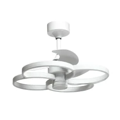 Ventilador de techo Trébol Bel Air DC LED 100+100W blanco Ø60x45 cm