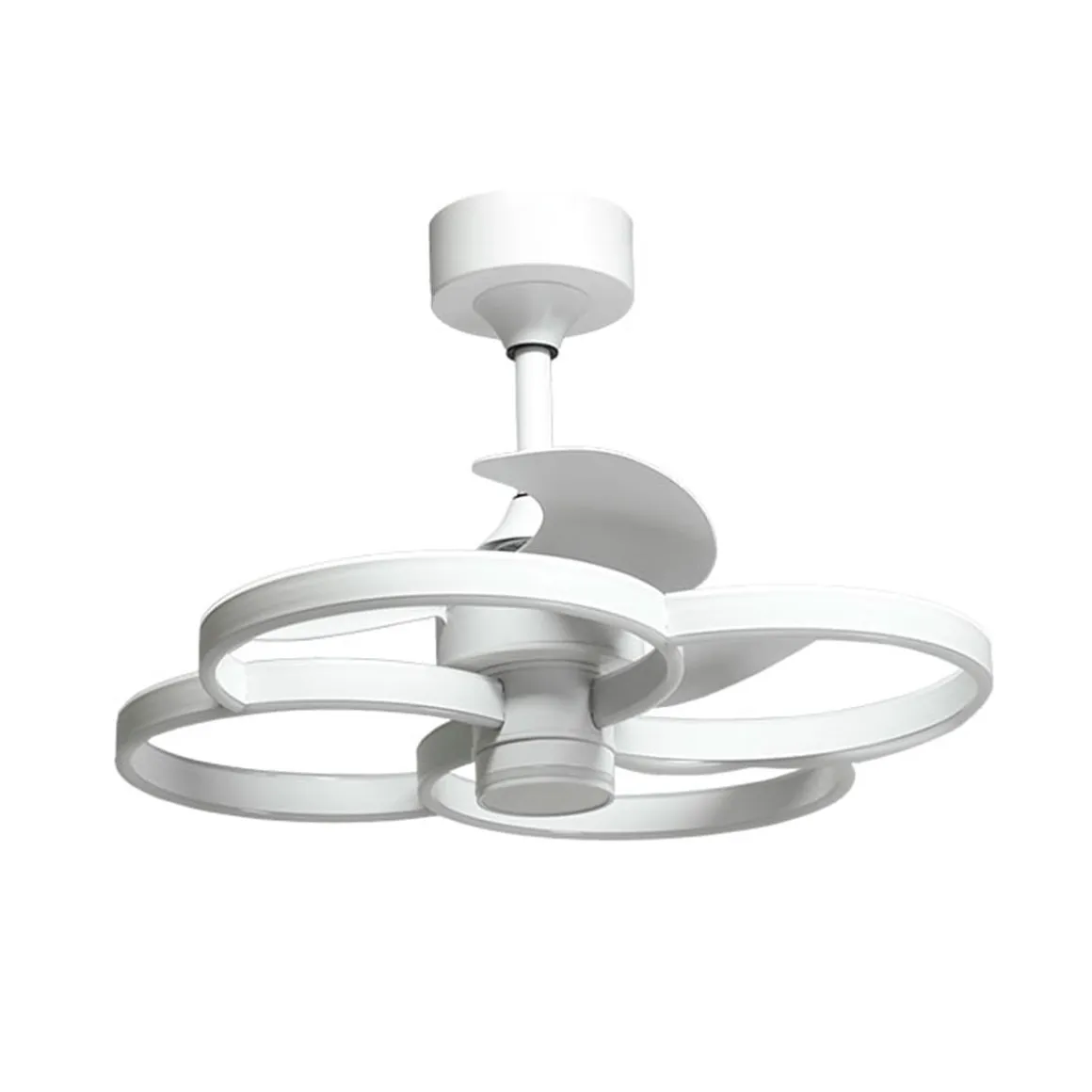 Ventilador de techo Trébol Bel Air DC LED 100+100W blanco Ø60x45 cm