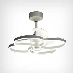 Ventilador de techo Trébol Bel Air DC LED 100+100W blanco Ø60x45 cm