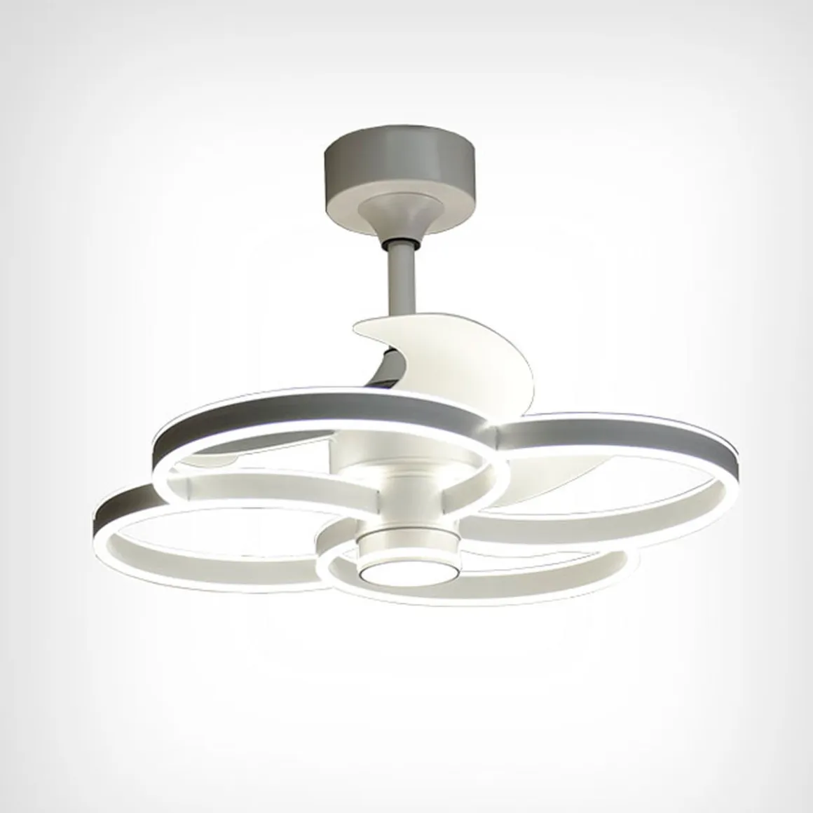 Ventilador de techo Trébol Bel Air DC LED 100+100W blanco Ø60x45 cm