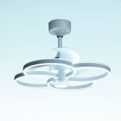 Ventilador de techo Trébol Bel Air DC LED 100+100W blanco Ø60x45 cm