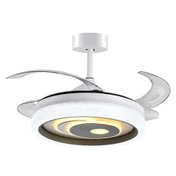 Ventilador de techo Trio Bel Air 72W aspas retráctiles mando a distancia Ø108 cm