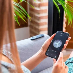 Ventilador de torre Cecotec EnergySilence 9190 SkyLine Ionic Connected 60W WiFi + mando a distancia negro