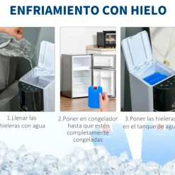 Ventilador de torre Homcom con mando 60W 3 velocidades 3 modos temporizador blanco/negro 105x33x26 cm