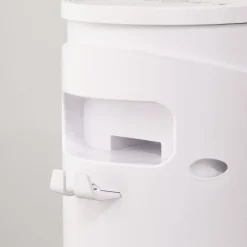 Ventilador de torre Homcom 45W oscilante con mando a distancia blanco Ø31,5x93 cm