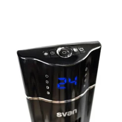 Ventilador de torre Svan SVVE02420TR 3 velocidades oscilante negro Ø32x107,5 cm
