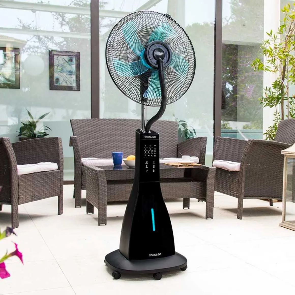 Ventilador nebulizador Cecotec EnergySilence 690 FreshEssence 90W 5 aspas negro