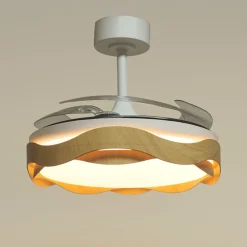 Ventilador Ondas 72W 4 aspas retráctiles Ø108 cm