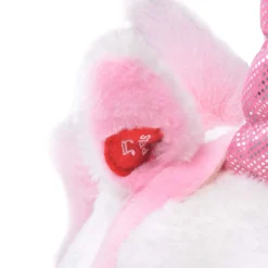 Vidaxl unicornio de peluche de pie blanco y rosa xxl