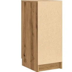 Zapatero Amberes 1 puerta roble 70x29,5x35 cm