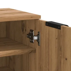 Zapatero Bruselas 2 puertas roble 100,5x59x35 cm