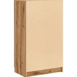 Zapatero Bruselas 2 puertas roble 100,5x59x35 cm
