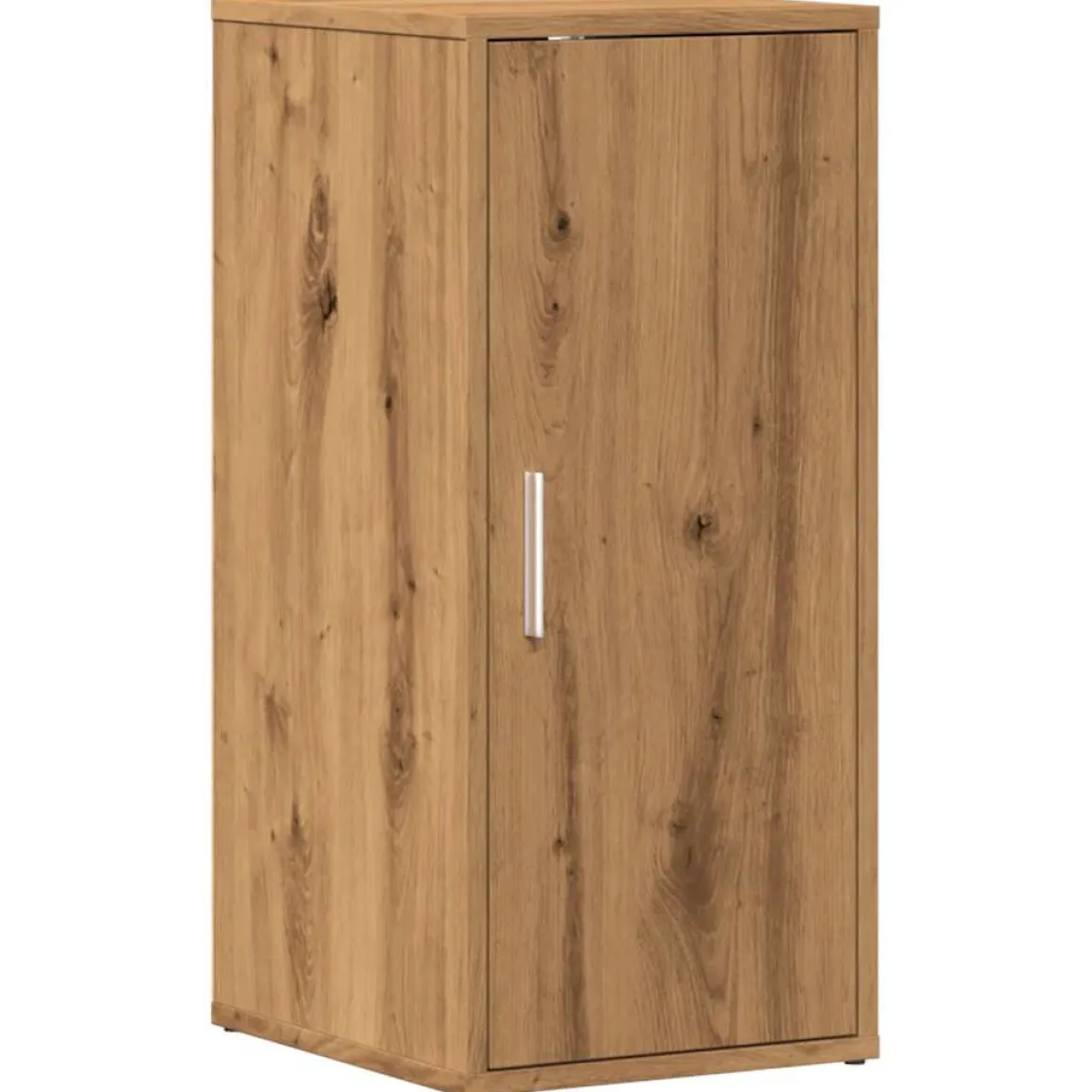 Zapatero Gante 1 puerta roble 70x32x35 cm