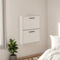 Zapatero New Aura 2 puertas abatibles 73x54x18 cm