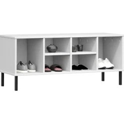 Zapatero Oslo 6 compartimentos madera 45x106x35 cm