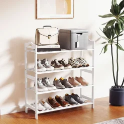 Zapatero Rio Homcom 4 estantes 12 pares 72x67,5x24,7 cm
