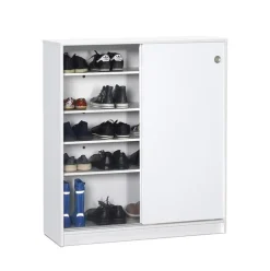 Zapatero Rombo 2 puertas correderas 105x92x38 cm