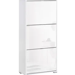 Zapatero Vergel Homcom 3 cajones 18 pares 124x60x26 cm